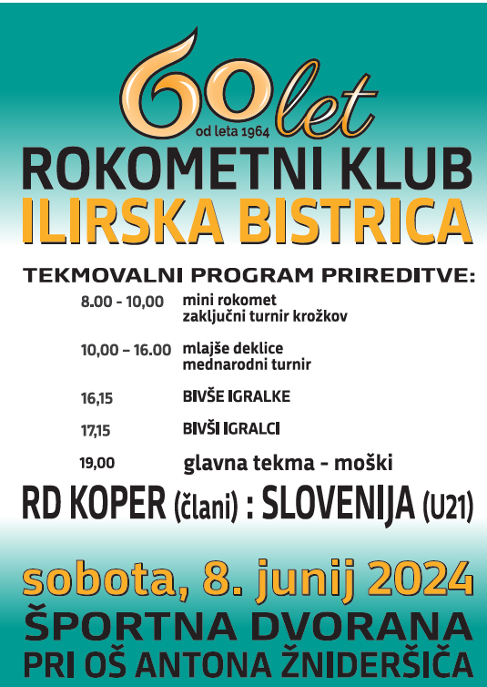 Rokometni klub Ilirska Bistrica 60 let